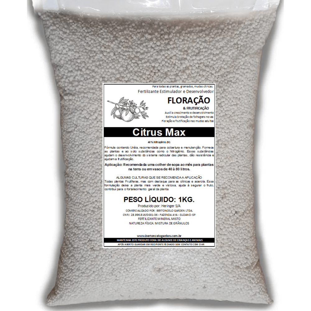 Citrus Max Fertilizante para Plantas - Embalagem 1kg.