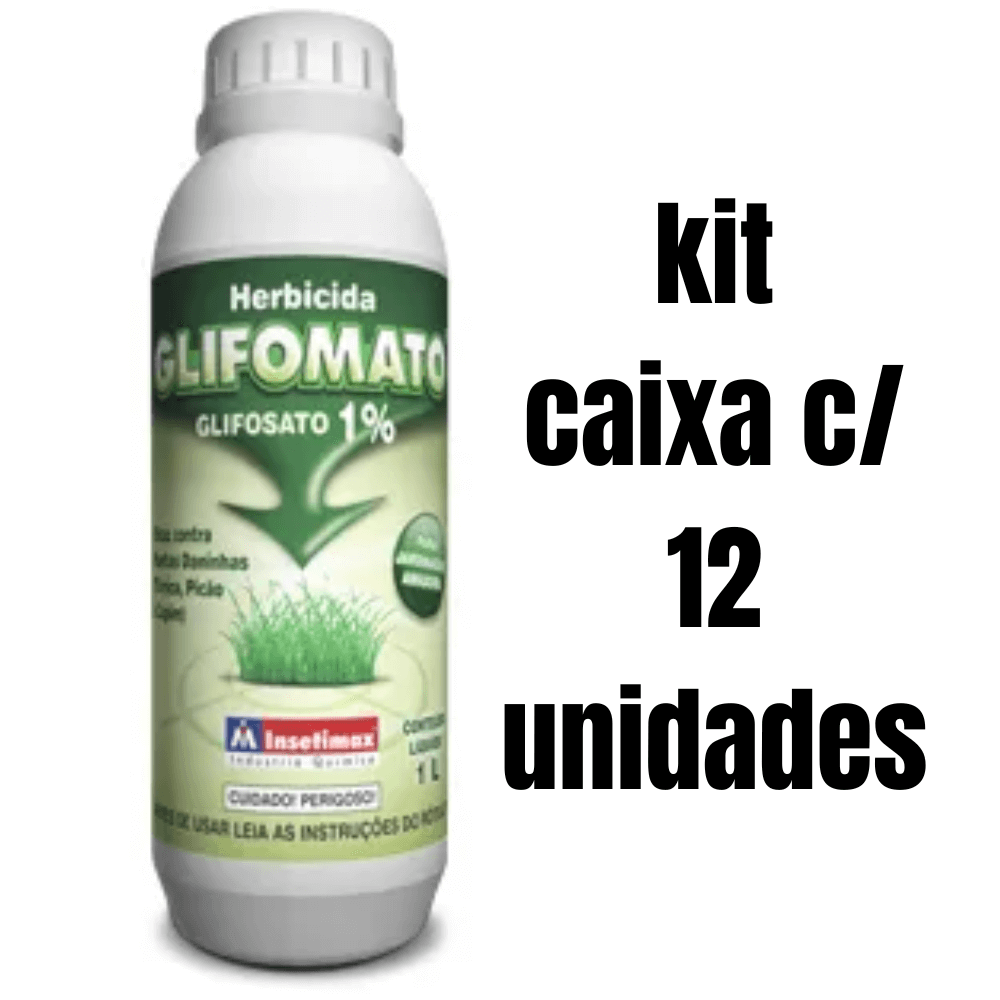 Glifosato – Herbicida Mata Mato – ATACADO CX 12un.