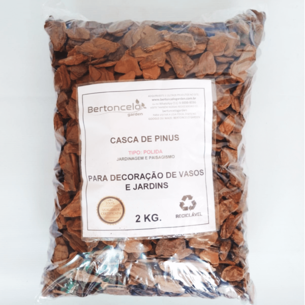 Casca de Pinus Polida 2kg