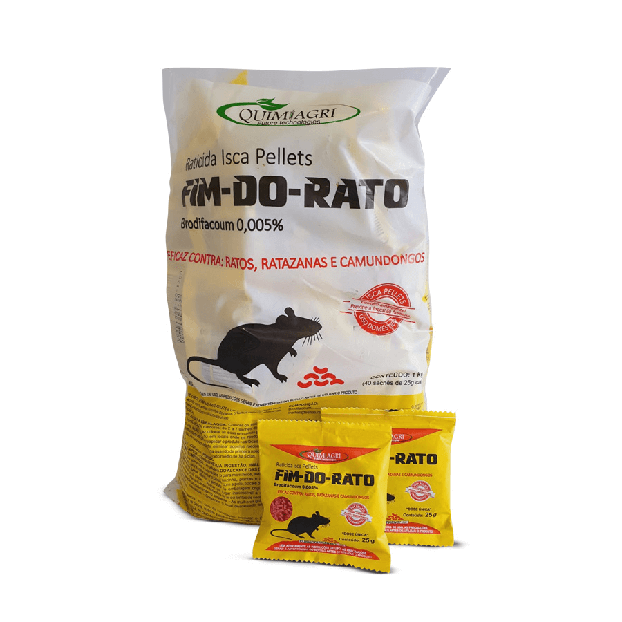 Fim do Rato - Raticida - 1kg