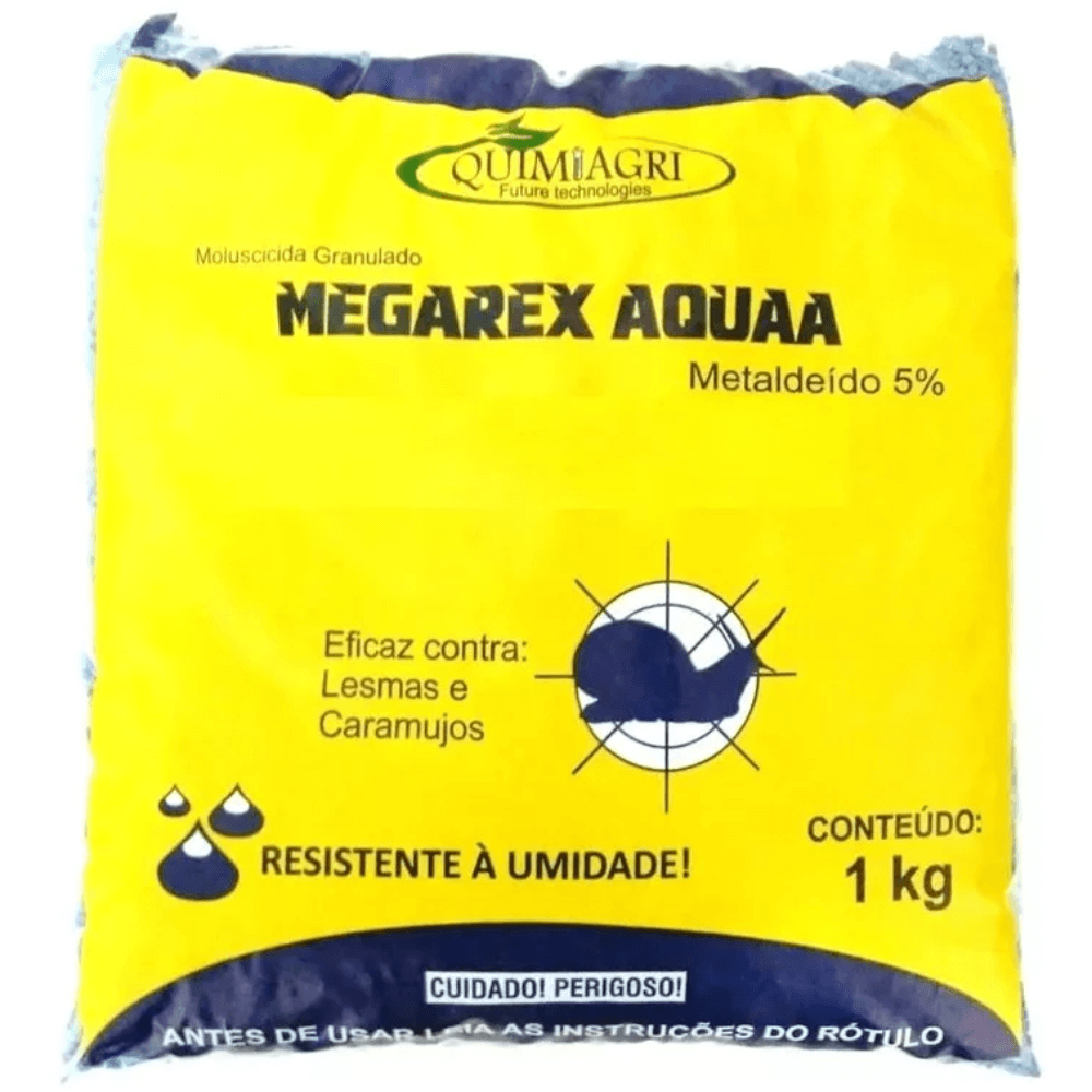 Lesmicida 1kg Elimina Caramujos e Lesmas