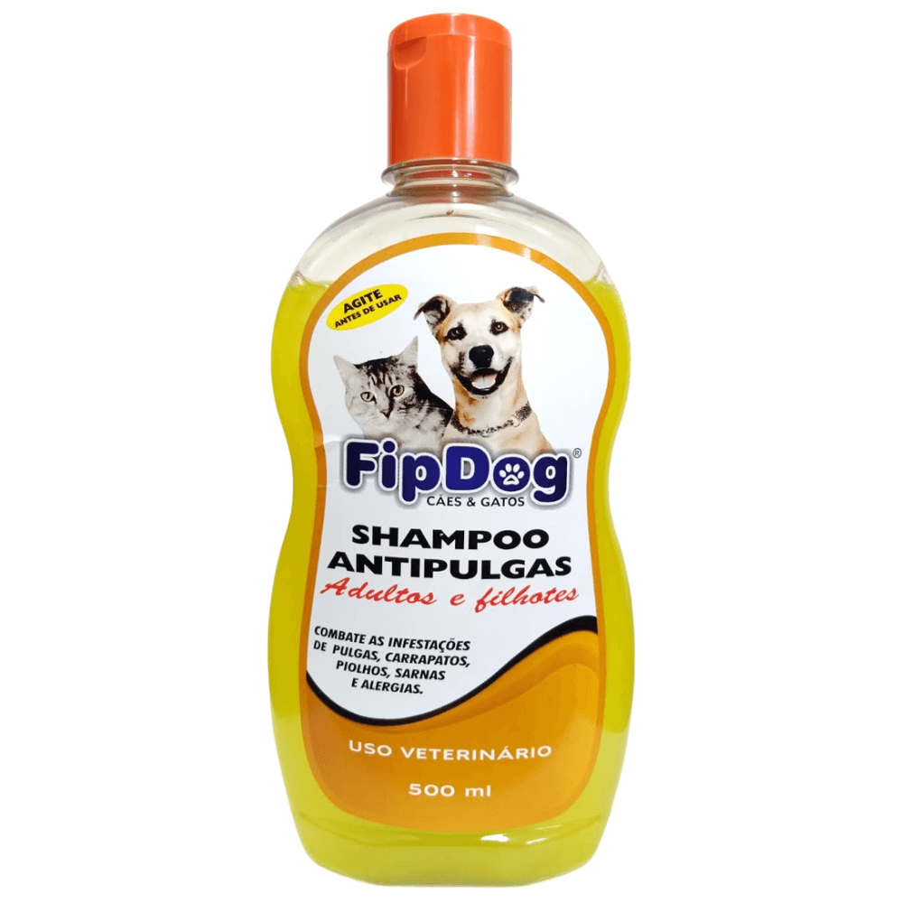 Shampoo Antipulgas Carrapatos Sarnas Piolhos e Alergias