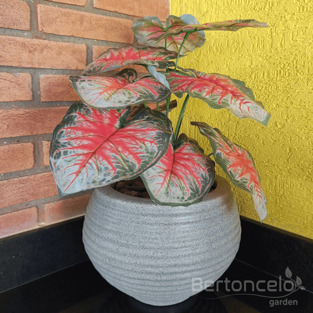 Jibóia vermelha artificial ( vaso de mesa)