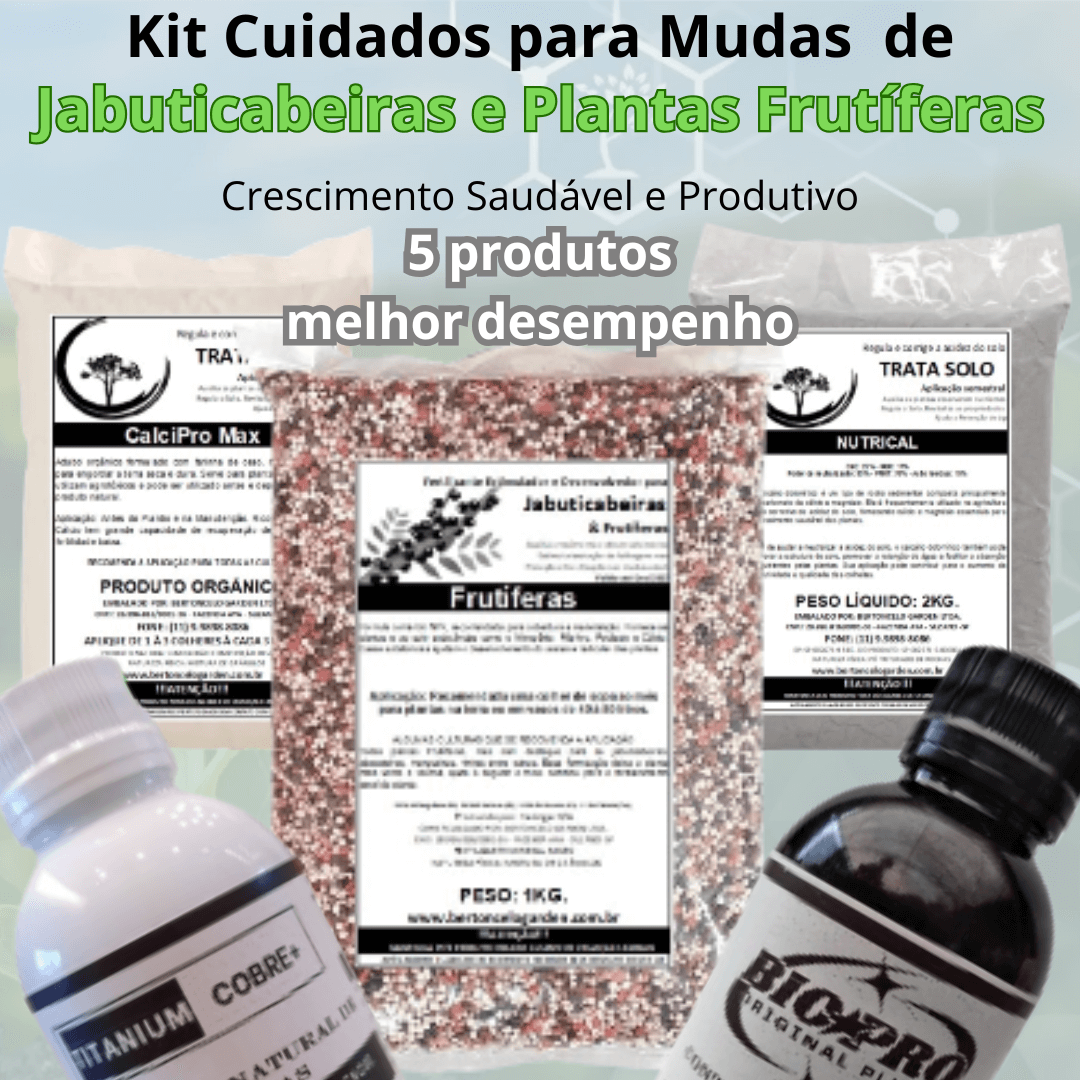 Kit Fertilizantes Antipragas P/ Jabuticabeiras & Frutíferas