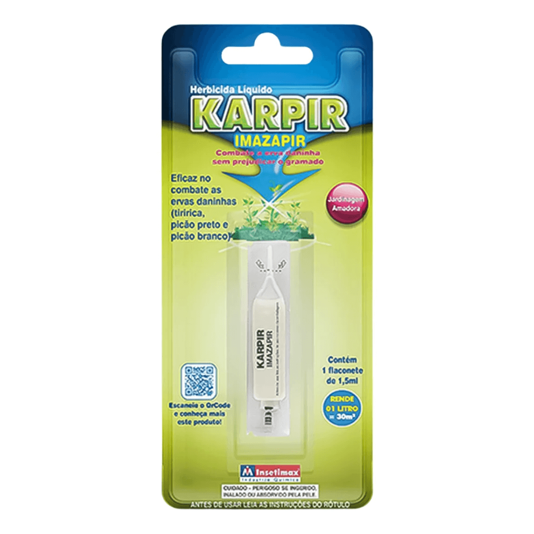 Trata Gramado Tira pragas Elimina Ervas Daninhas Tiririca Picão é um Herbicida Seletivo Karpir Concentrado