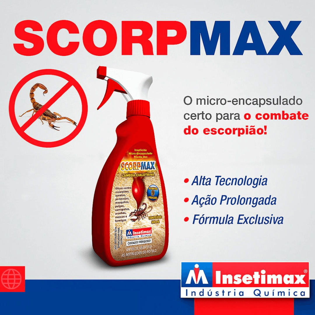 Mata Escorpião Percevejos Carrapatos Baratas Aranhas Moscas Scorpmax